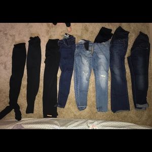 Maternity jeans and leggings